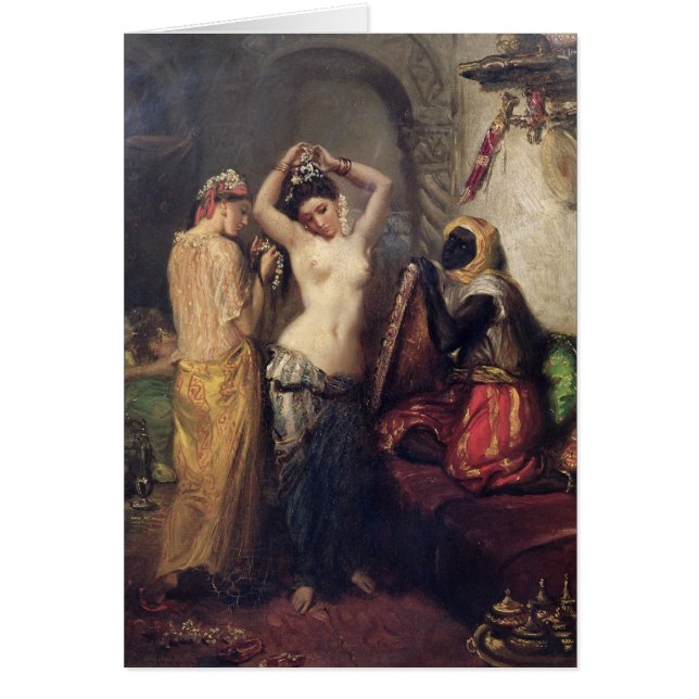 La toilette dans le sérail (Devant)