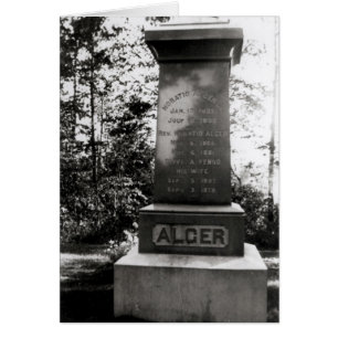 La tombe de Horatio Alger à Natick, Massachusetts