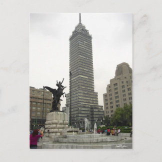 La Torre Latinoamericana desde Bellas Artes Postcard