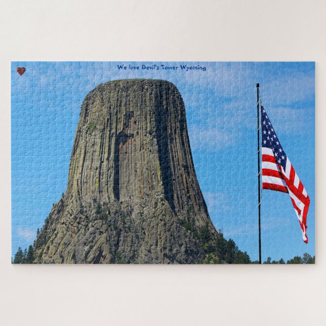 La tour du Diable Puzzle Wyoming (Horizontal)