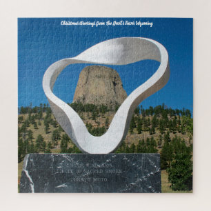 La Tour du Diable Wyoming. Jigsaw Puzzle