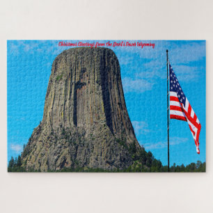 La Tour du Diable Wyoming. Jigsaw Puzzle