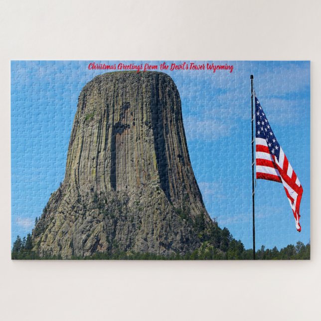 La Tour du Diable Wyoming. Jigsaw Puzzle (Horizontal)