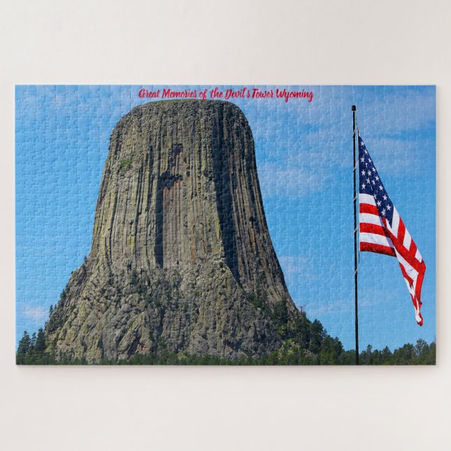 La Tour du Diable Wyoming. Jigsaw Puzzle (Horizontal)