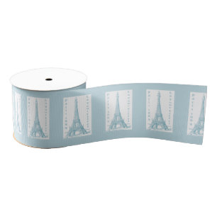 La Tour Eiffel 1889 Grosgrain Ribbon
