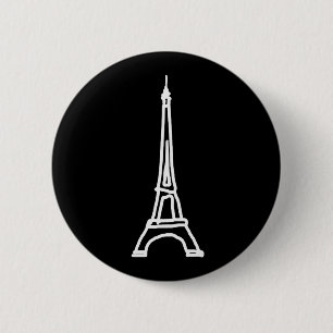 la Tour Eiffel 2 Inch Round Button