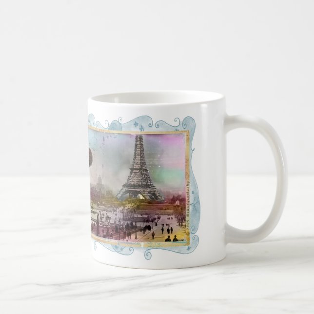 La Tour Eiffel Collage Art Mug Cup (Right)
