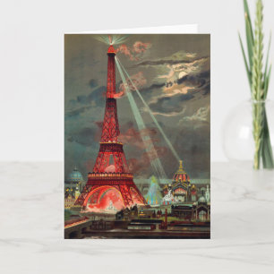 La Tour Eiffel en Carte Rouge