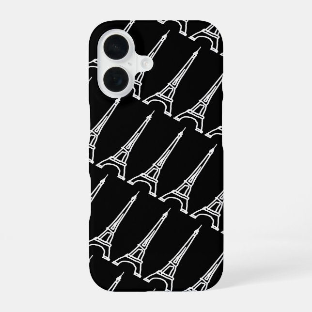 La Tour Eiffel iPhone 16 Case (Back)