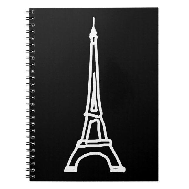 la tour Eiffel Notebook (Front)