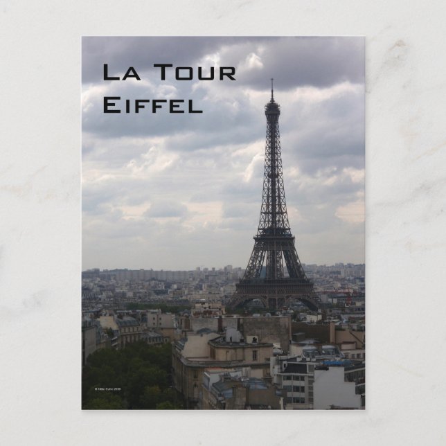 La Tour Eiffel Postcard (Front)