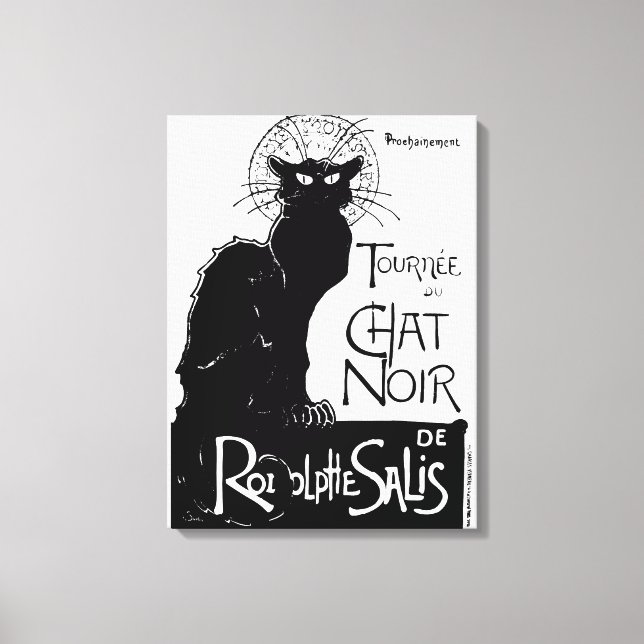La tournée du Chat Noir Canvas Print (Front)