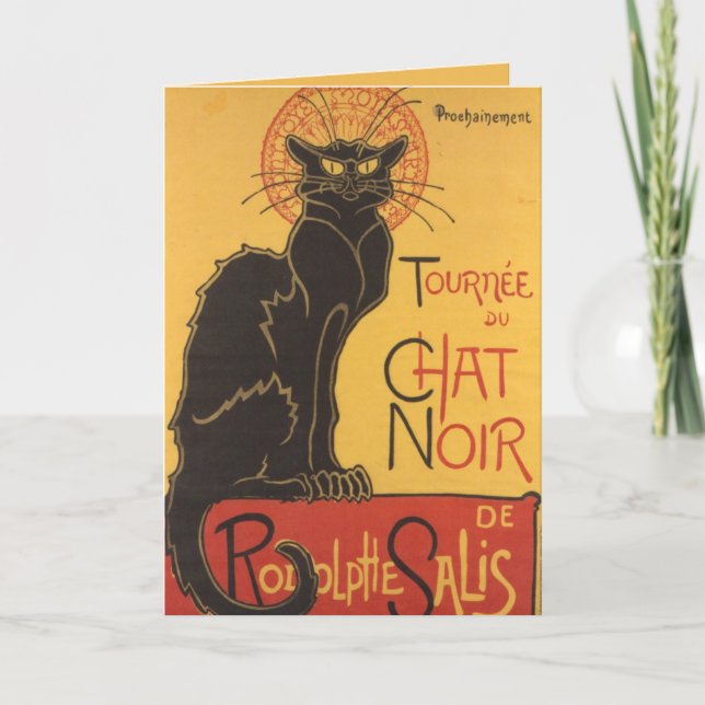 La tournée du Chat Noir Card (Front)