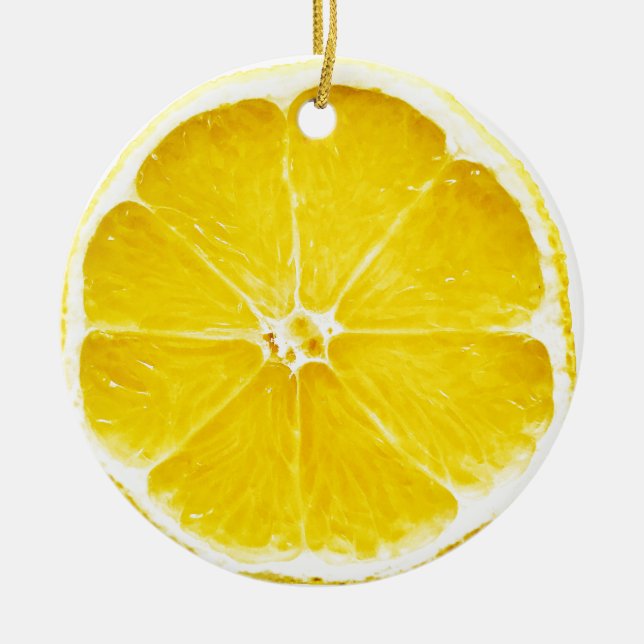 La tranche de citron Dble-a dégrossi ornement (Devant)