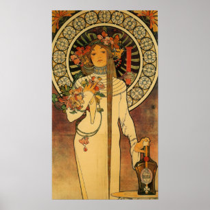 La Trappistine by Alfons Mucha — Art Nouveau Poster