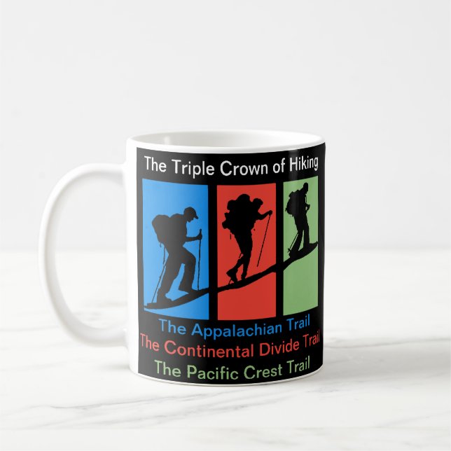 La Triple Couronne de la Mug de café Randonnée (Gauche)