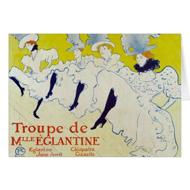 La Troupe de Mlle Eglantine by Toulouse Lautrec (Front Horizontal)