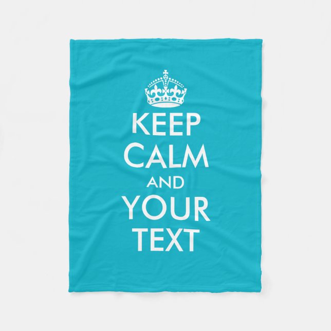 La turquoise gardent le calme et votre couverture (Devant)