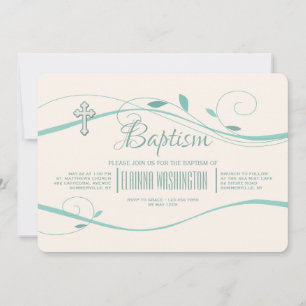 La turquoise tourbillonne invitation