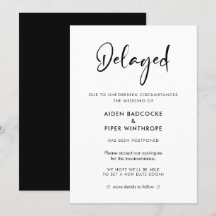 La typographie moderne retarde le faire-part maria