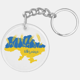 La typographie ukrainienne et l'oreille au blé sur