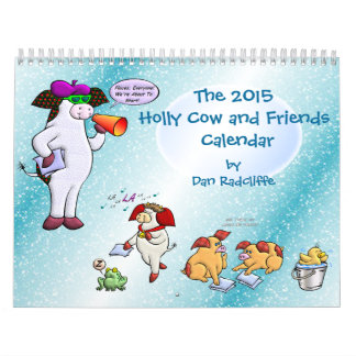 La vache 2015 à houx et le calendrier d'amis