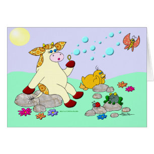 La vache à houx "soufflant bouillonne "
