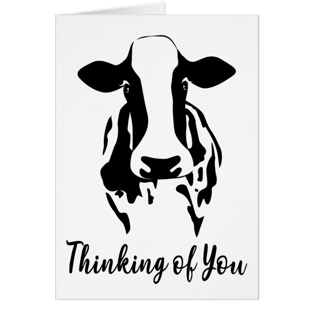 La vache pense à toi Bonjour Mlle Vous Fermier (Devant)