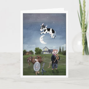 La vache s'est cognée au-dessus de la carte de lun