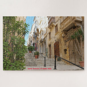 La Valette Traverse Malte. Jigsaw Puzzle