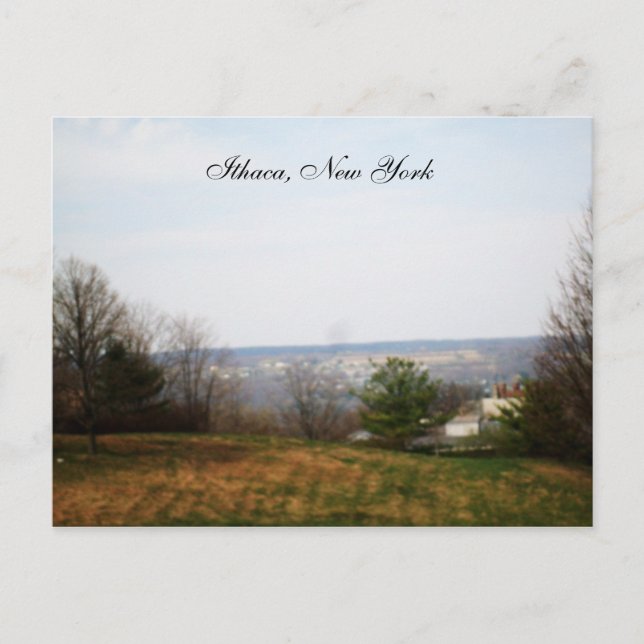 LA VALLÉE D'ITHACA, carte postale NEW YORK (Devant)