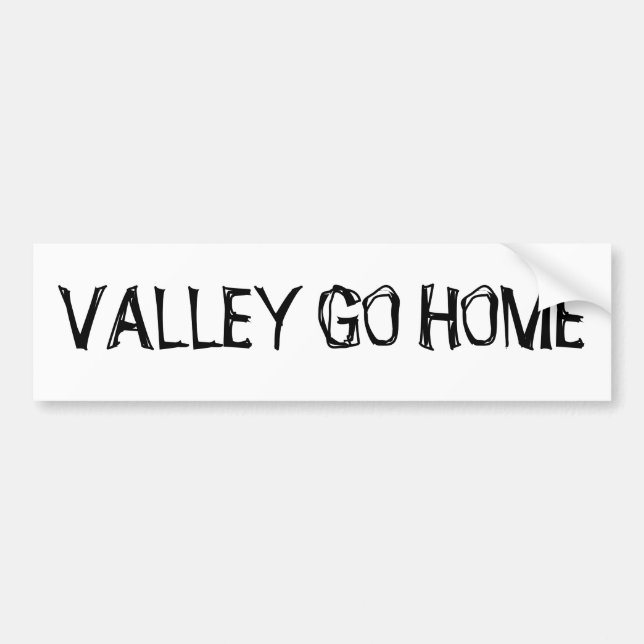 LA VALLÉE RENTRENT À LA MAISON AUTOCOLLANT (Devant)