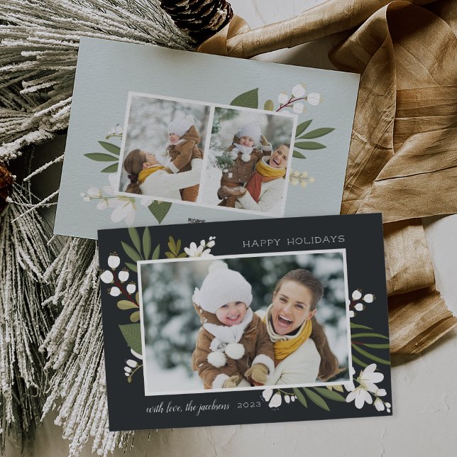La verdure d'hiver | Carte photo de vacances (Créateur téléchargé)