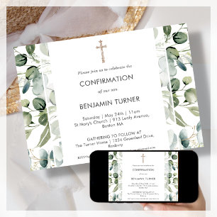La verdure Invitation de confirmation