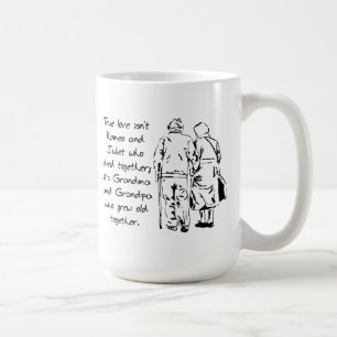 La véritable amour vieillit drôlement Mug Romantiq