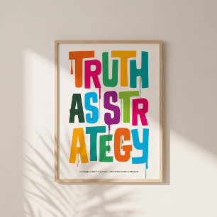 La Vérité Comme Stratégie — Impression de Typograp