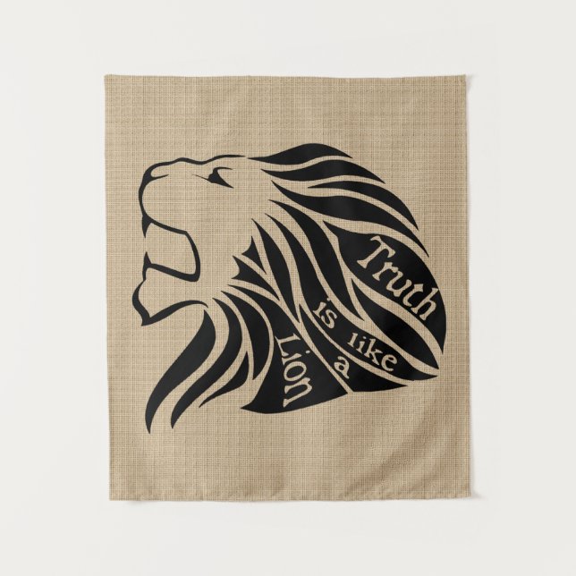 La vérité est comme une Tapisserie de Lion (Devant)