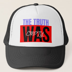 "La vérité était vide" Casquette minimal
