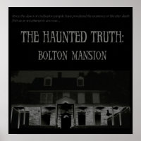 La Vérité Hantée : affiche du manoir de Bolton