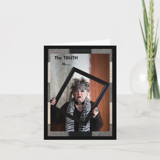 La vérité humoristique sur votre carte enfant inté (Devant)