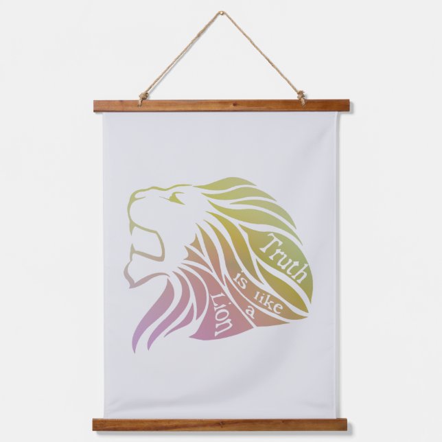 La vérité ressemble à une tapisserie de lion (Recto)