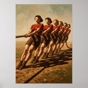 LA VICTOIRE À L'ARRACHÉ (The Tug of War Victory) Poster