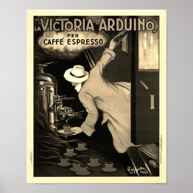 La Victoria Arduino Caffe Expresso Italy - Advert Poster (Front)