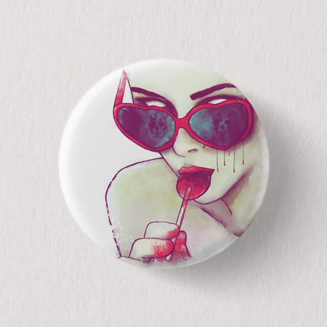 'La Vida' Button (Front)