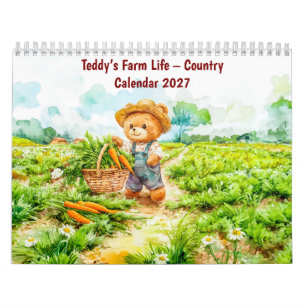 La vie à la ferme de Teddy – Calendrier de campagn