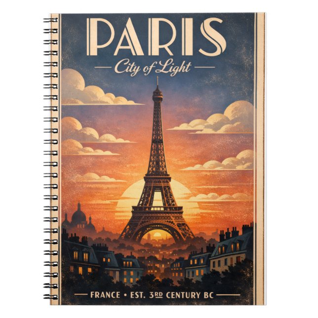 La vie à Paris Notebook (Front)