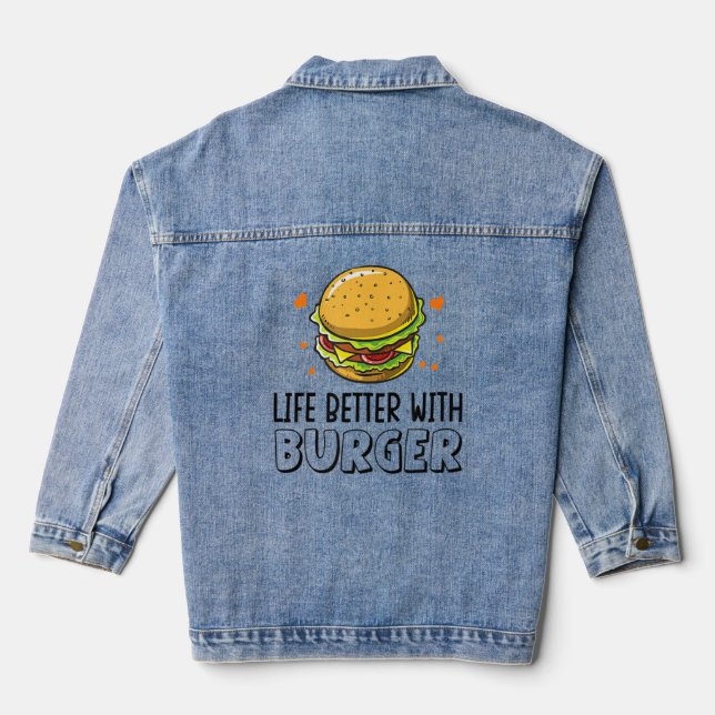 La Vie Amusante Est Meilleure Avec Burger Pour Ham (Verso)