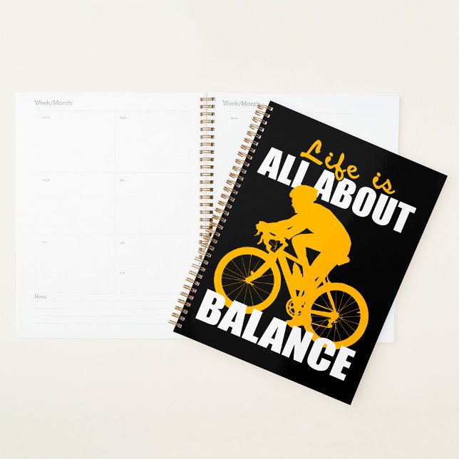 La Vie, c'est l'équilibre du cyclisme, la motivati (Créateur téléchargé)