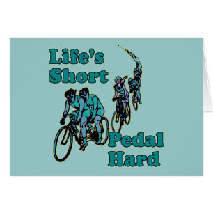 La vie courte, pédalent conception allante à vé