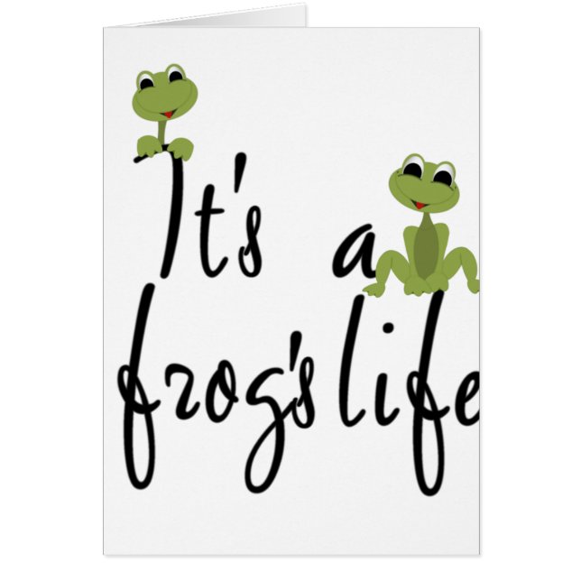 La vie de grenouilles (Devant)